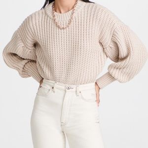 NWT Shopbop -balloon sleeve sweater, brand: en saison